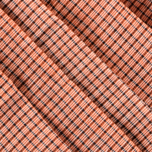MOUNA - Earthy Orange Checks