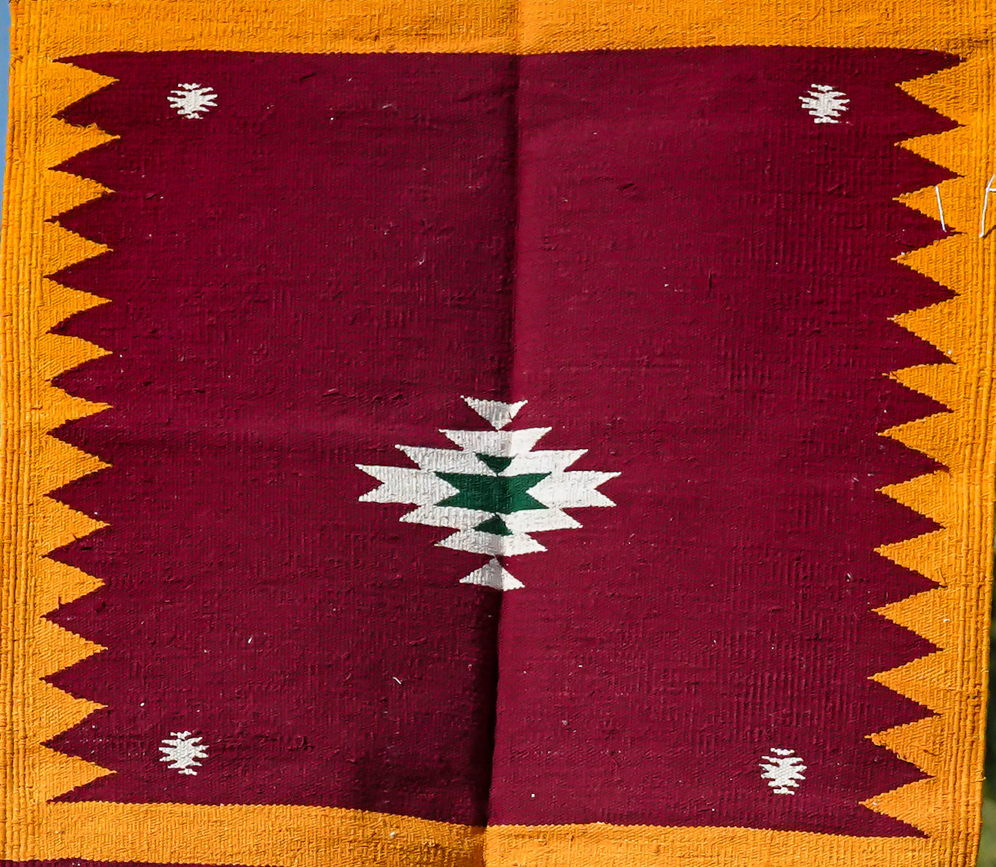 GEOMETRIC - Amber Red Badi Ghadi - 2 x 4 ft