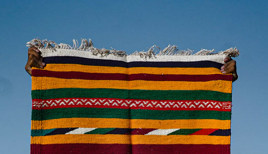GEOMETRIC - Golden Double Badi Ghadi - 2 x 4 ft
