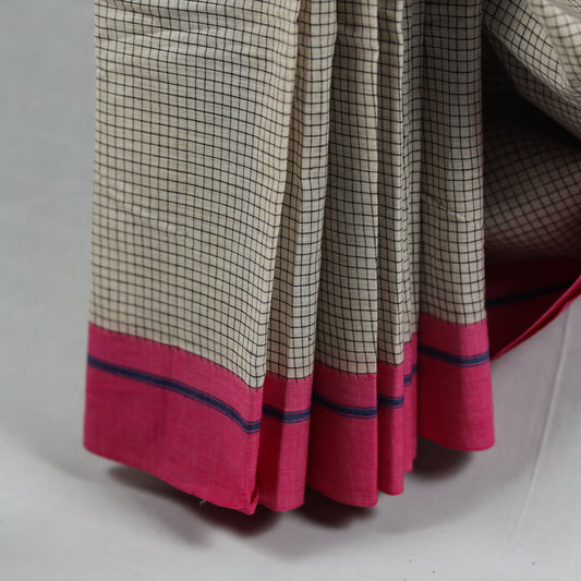 Double Colored Checkered saree