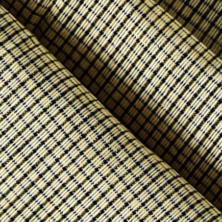 MOUNA - Olive Yellow Checks