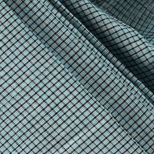 MOUNA – Ice Blue Checks