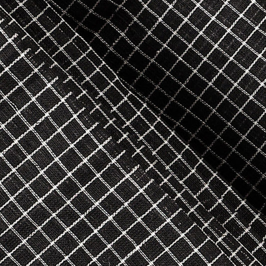 VARNA –Jet Black Checks with Red