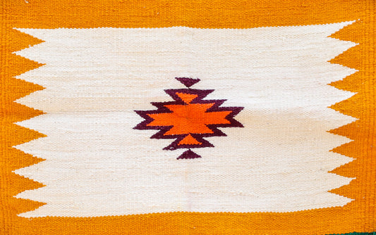 GEOMETRIC - Amber & Emerald Badi Ghadi - 1.5 x 1.5 ft
