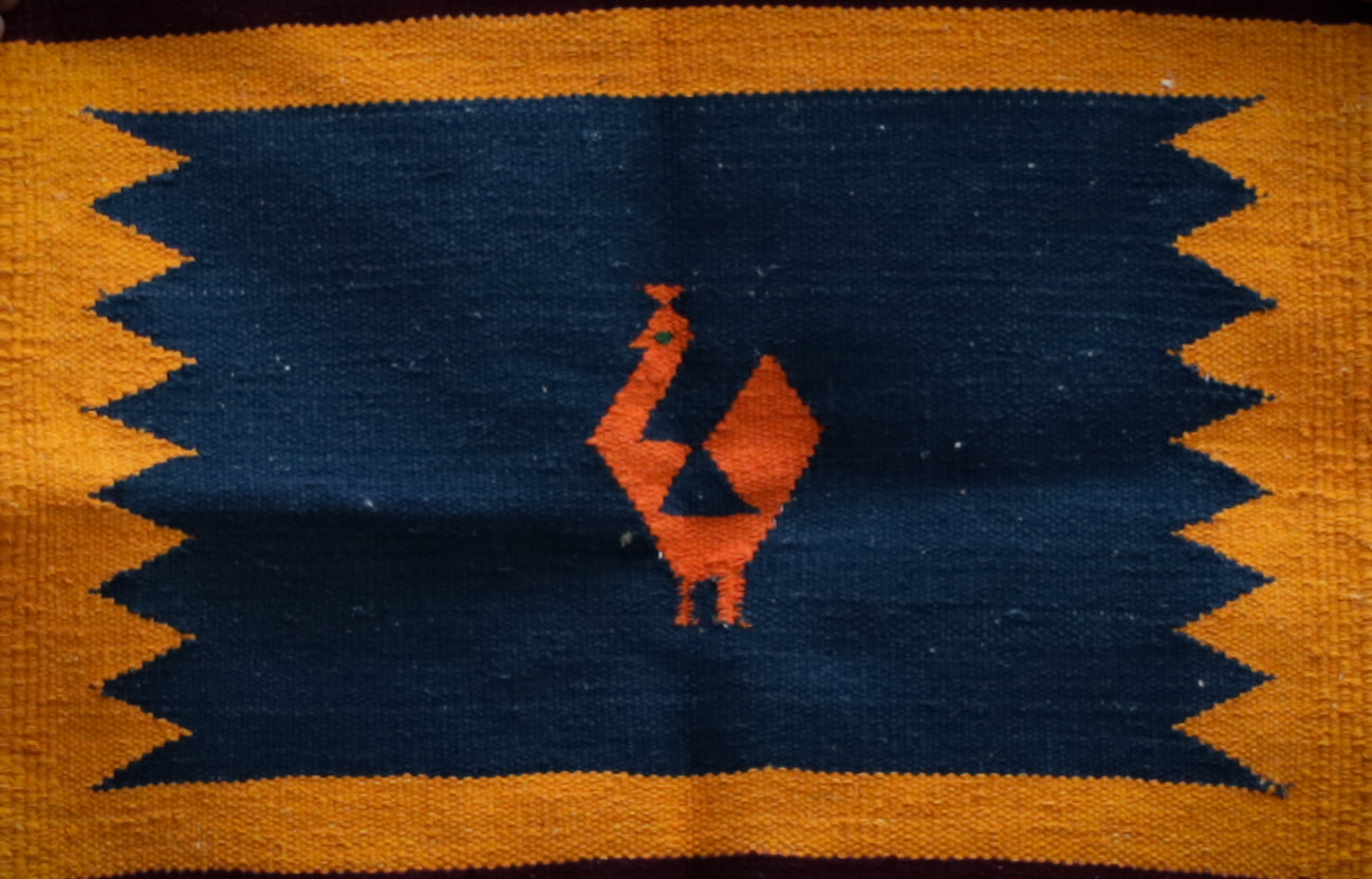 NAVAL - Orange and Blue - 1.5 x 1.5 ft