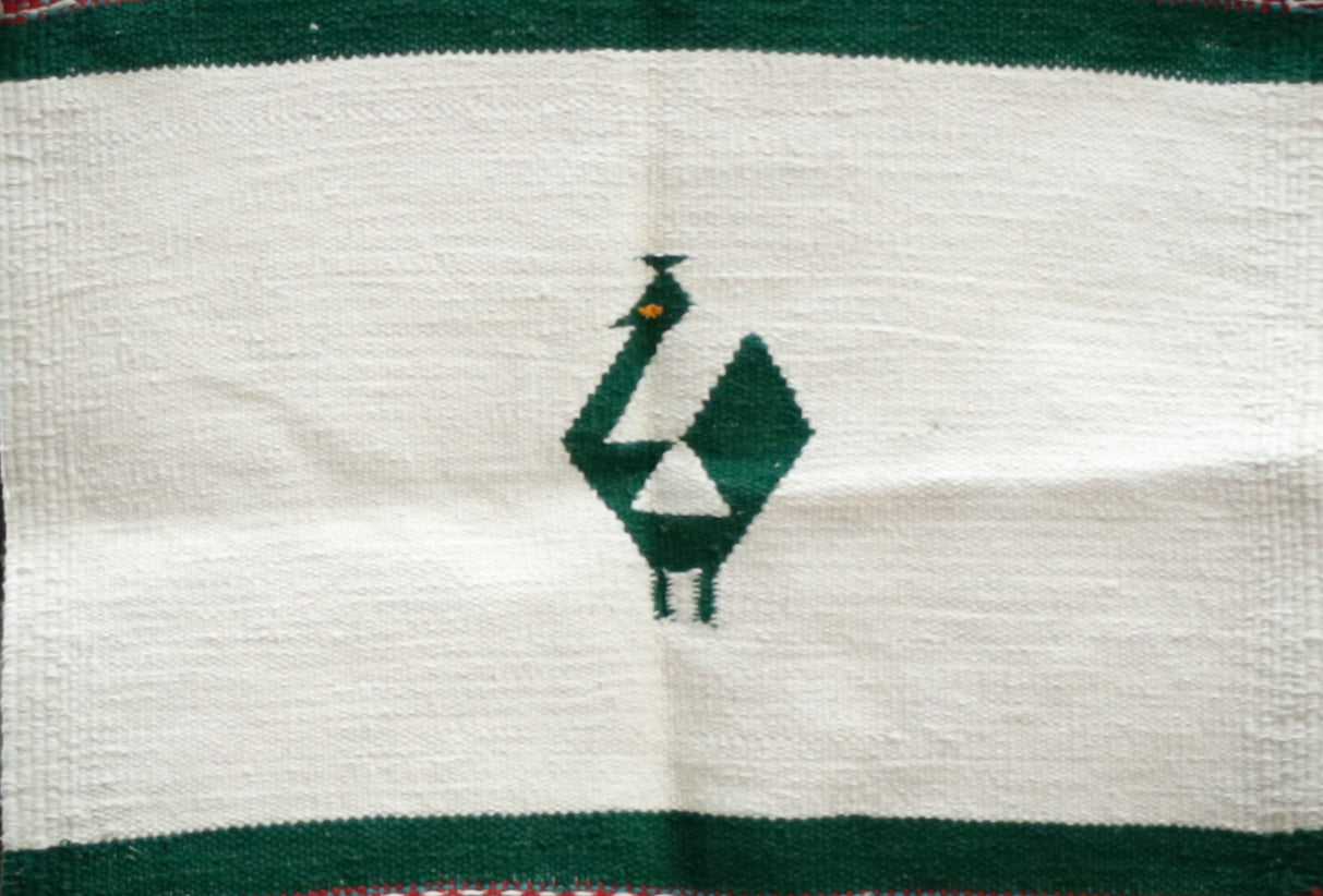 NAVAL - Cream and Green - 1.5 x 1.5 ft
