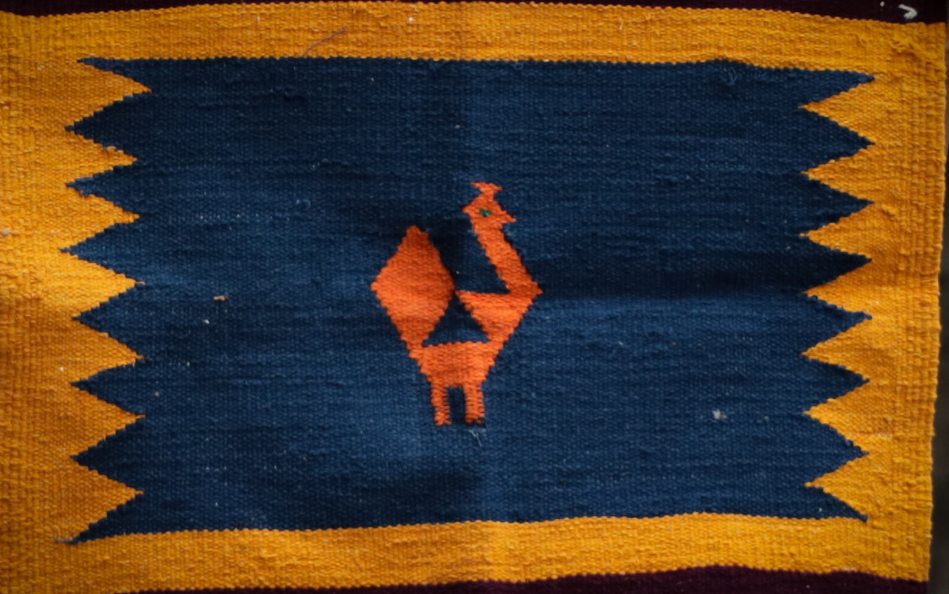 NAVAL - Orange and Blue - 1.5 x 1.5 ft
