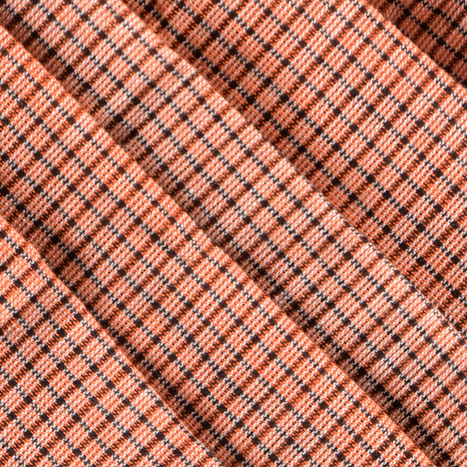 MOUNA - Earthy Orange Checks