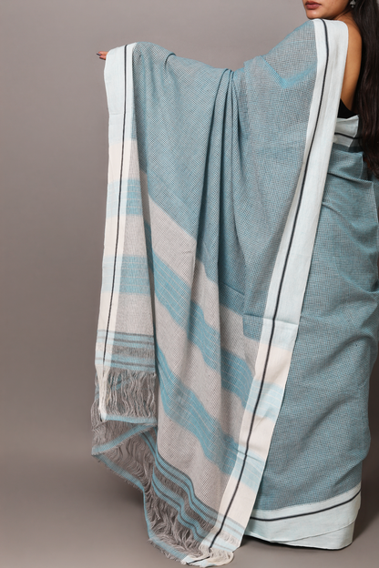 MOUNA – Ice Blue Checks