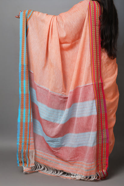 SAGARI - Coral Peach Ganga Jamuna
