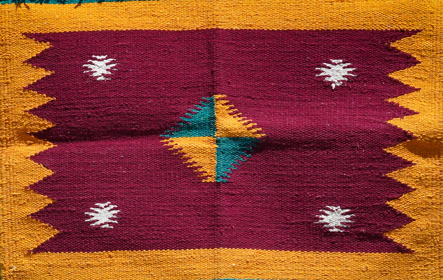 GEOMETRIC - Yellow Green Quartered Diamond - 1.5 x 1.5 ft