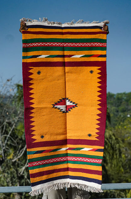 GEOMETRIC - Golden Double Badi Ghadi - 2 x 4 ft