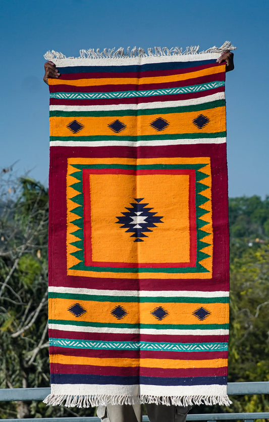 GEOMETRIC - Citrus Diamond Crown - 2 x 4 ft