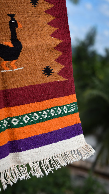 NAVAL - Black Peacock Ochre Panel - 1.5x1.5 ft