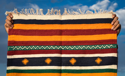 NAVAL - Sunrise Peacock Motif - 2x4 ft