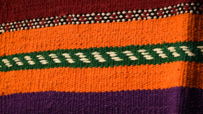 GEOMETRIC - Rust Maroon - 1.5x1.5 ft