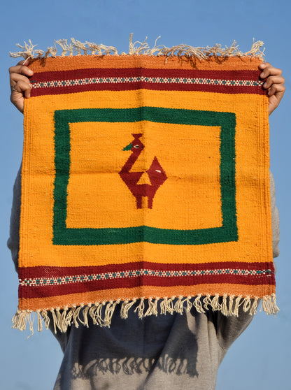 NAVAL - Mustard Green Mor - 1.5 x 1.5 ft