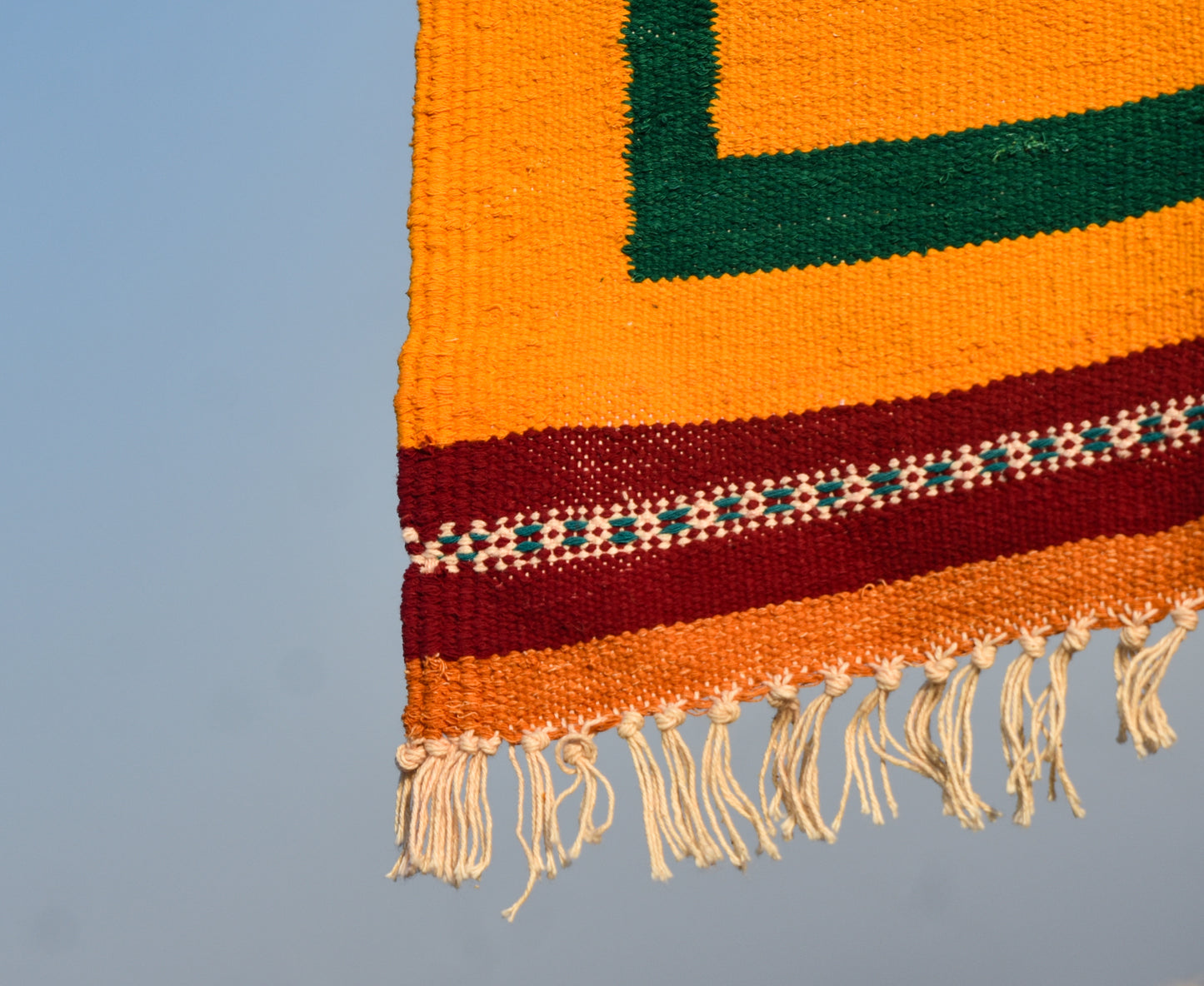 NAVAL - Mustard Green Mor - 1.5 x 1.5 ft