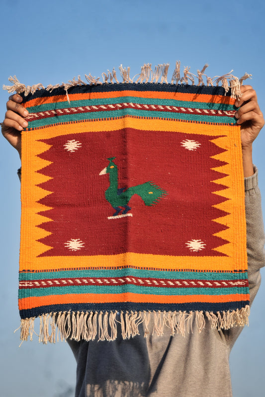 NAVAL – Maroon Mustard Mor – 1.5 × 1.5 ft