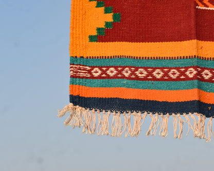 NAVAL – Maroon Mustard Mor – 1.5 × 1.5 ft