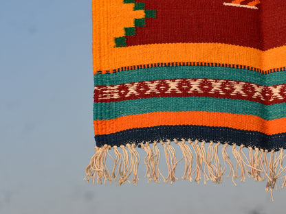 NAVAL – Maroon Mustard Mor – 1.5 × 1.5 ft