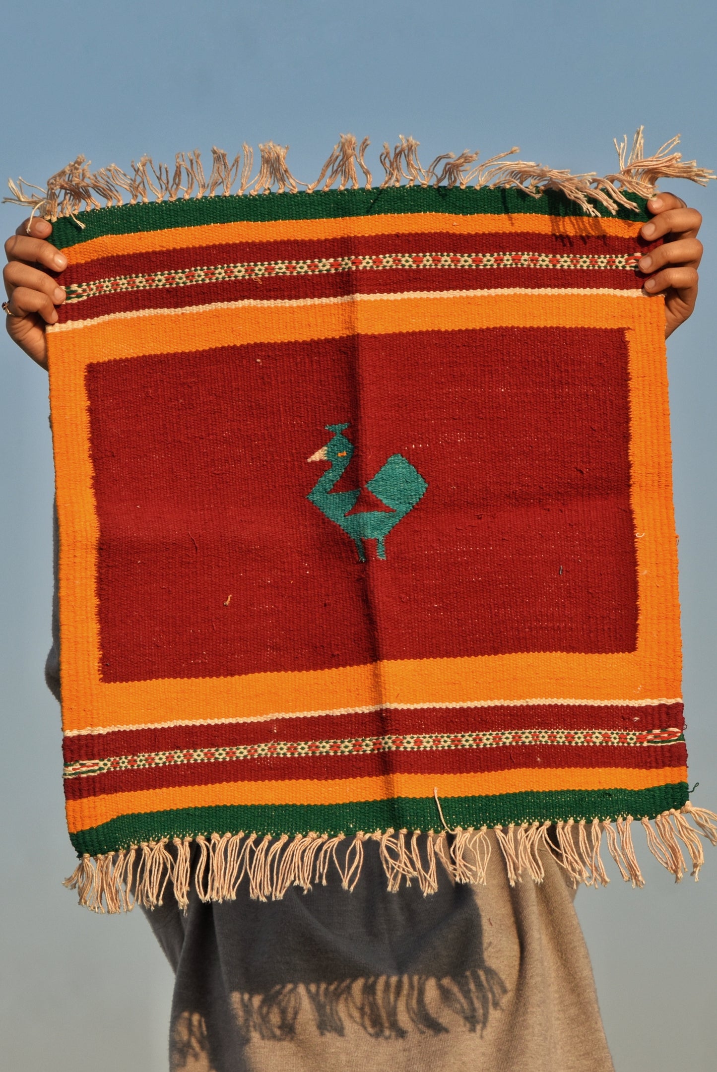 NAVAL – Dark Green Mor – 1.5 × 1.5 ft