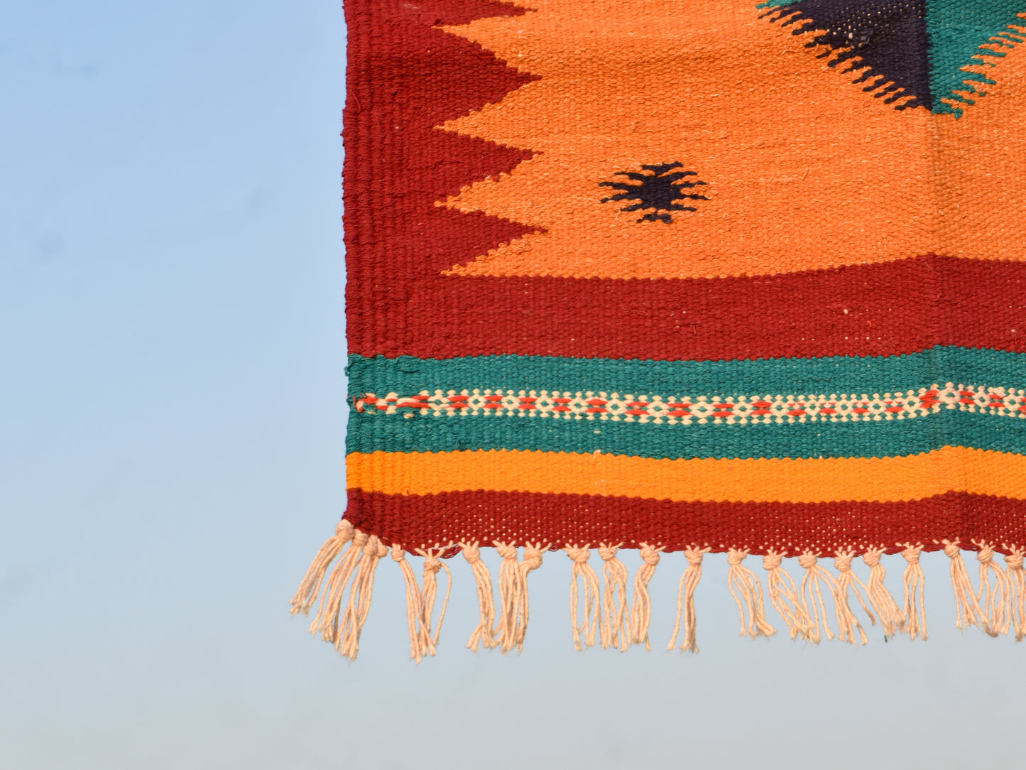 Geometric - Rusty Terracotta - 1.5 x 1.5 ft