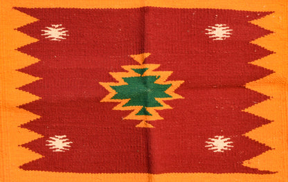 Geometric - Desert Sun Diamond – 1.5 × 1.5 ft