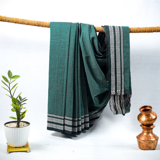 Dark Green Premium saree