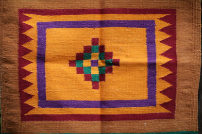 GEOMETRIC - Multicolor and Mustard - 2 x 2 ft