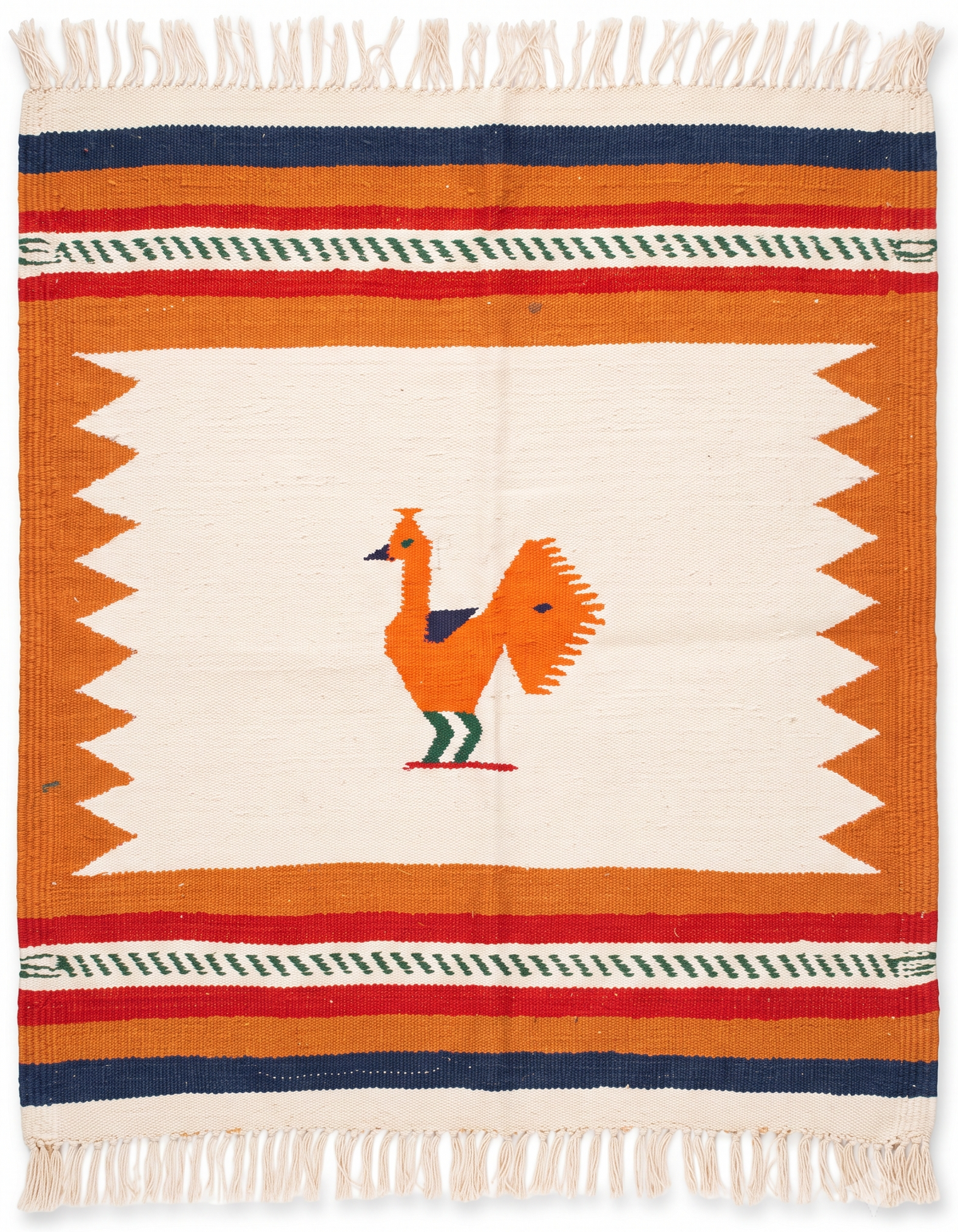 NAVAL - Toasted Cinnamon & Brick Red - 2 x 2 ft