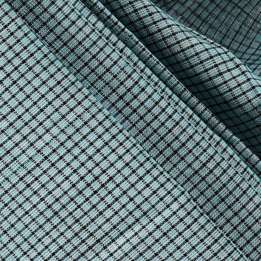 MOUNA – Ice Blue Checks