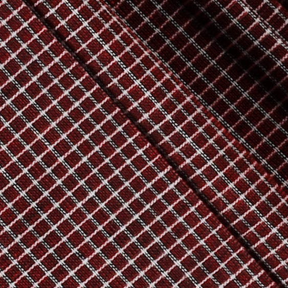 DHARA – Maroon Checks