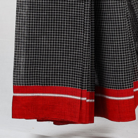 VARNA –Jet Black Checks with Red