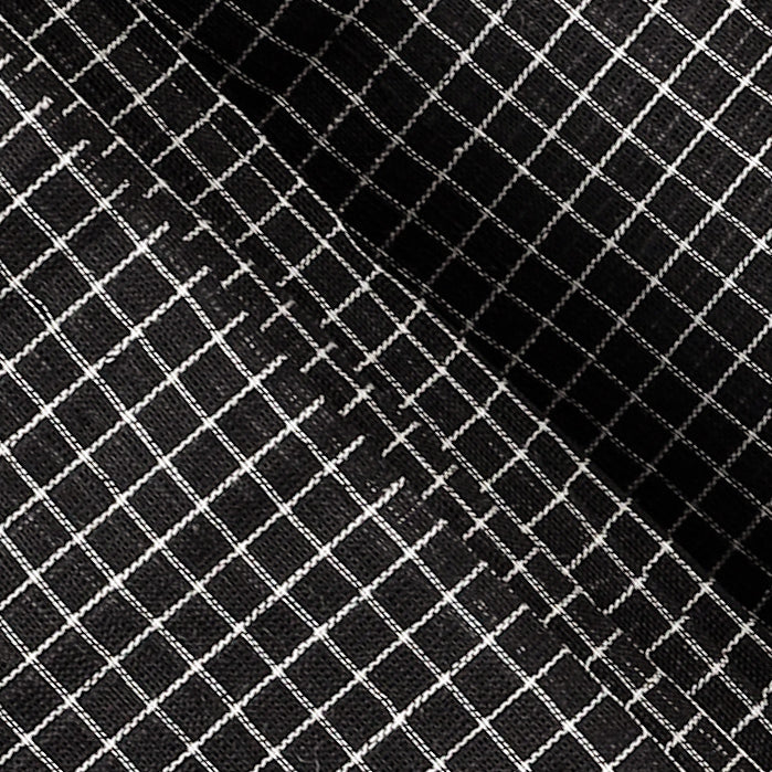 MOUNA –Jet Black Checks with Red