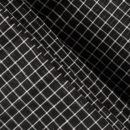 MOUNA –Jet Black Checks with Red