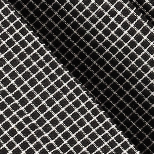 DHARA –  Jet Black Checks with Pink Border