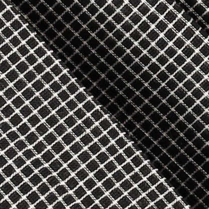 DHARA –  Jet Black Checks with Pink Border