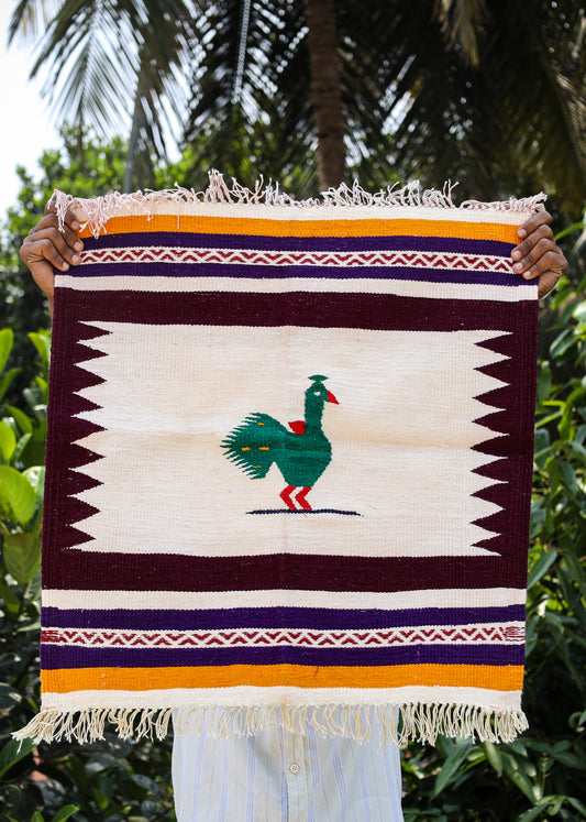 NAVAL - Violet & Emerald Mor - 2 x 2 ft
