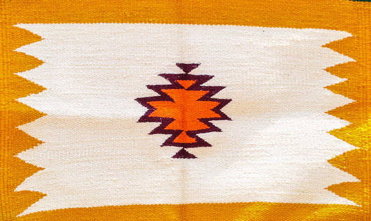 GEOMETRIC - Haldi & Emerald Badi Ghadi - 1.5 x 1.5 ft