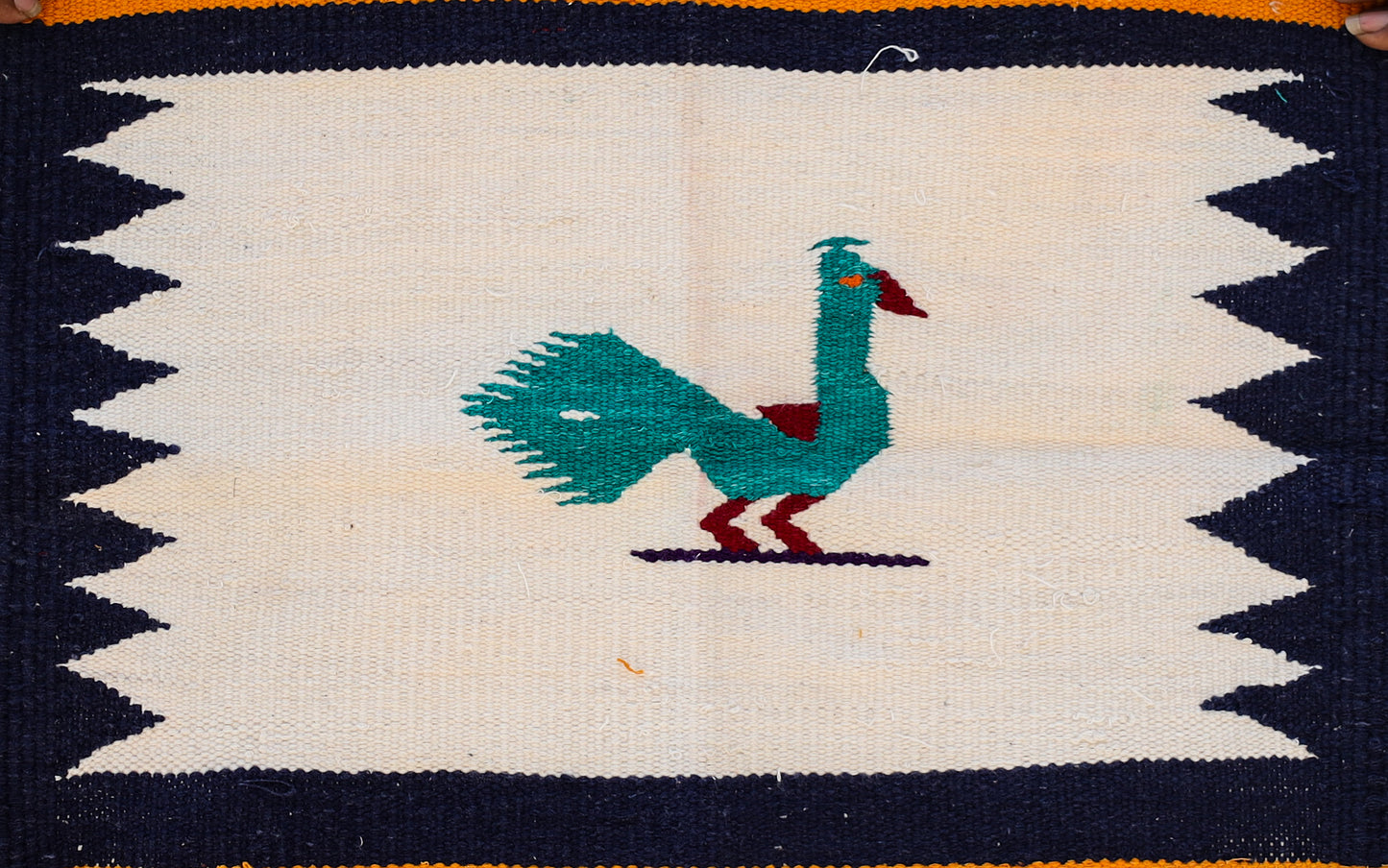 NAVAL - Navy Blue and Mustard - 1.5 x 1.5 ft