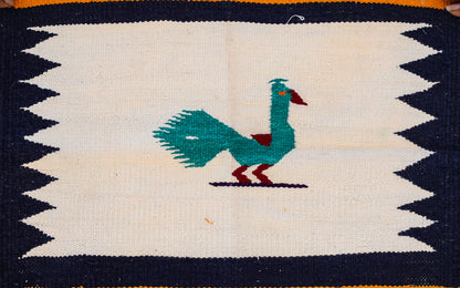 NAVAL - Navy Blue and Mustard - 1.5 x 1.5 ft