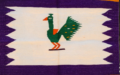 NAVAL - Purple and Emarald Green (Mor) - 2 x 2 ft