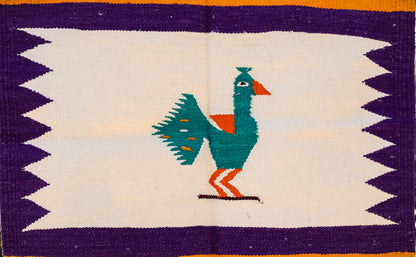 NAVAL - Purple and Turquoise (Mor) - 2 x 2 ft