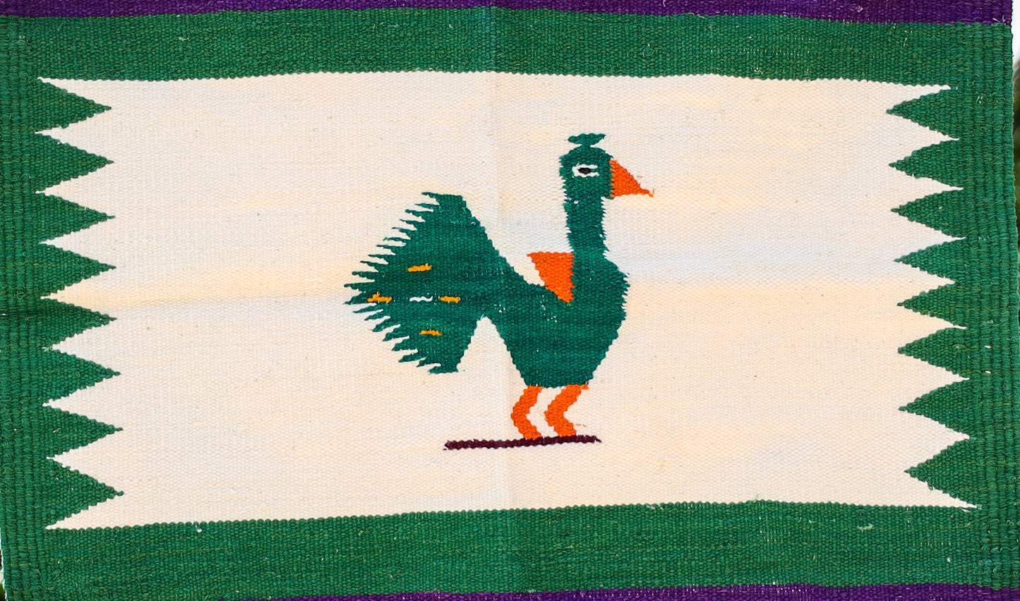 NAVAL - Green and Deep Purple (Mor) - 2 x 2 ft