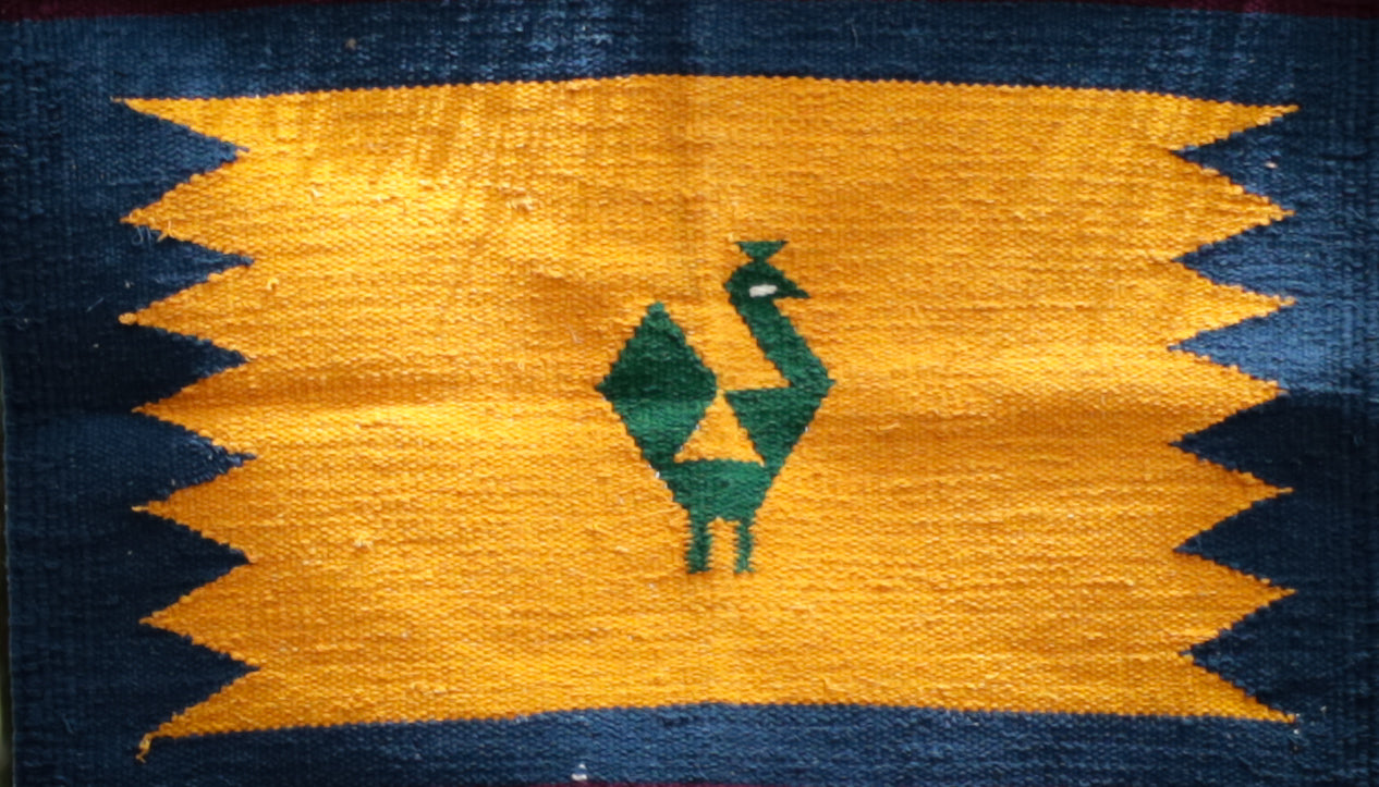 NAVAL - Yellow and Persian Blue - 1.5 x 1.5 ft