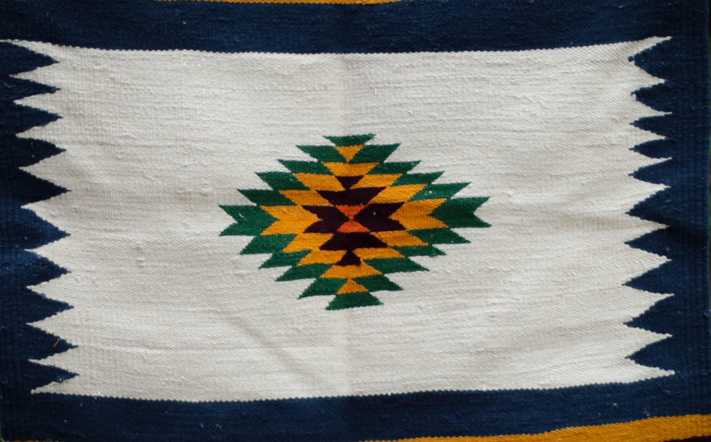 GEOMETRIC - Persian Blue and Green - 2 x 2 ft