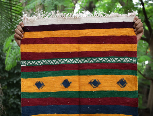 NAVAL - Persian Blue and Yellow - 2 x 5 ft
