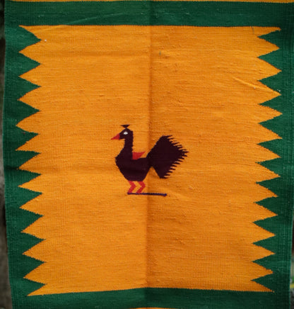 NAVAL -  Green and Jamun - 2 x 5 ft