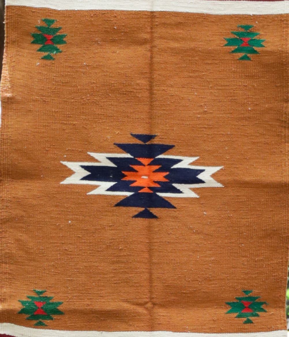 GEOMETRIC -Toasted Clay & Desert Ochre - 2 x 5 ft